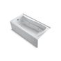 Kohler - Mariposa 72'' x 36'' alcove whirlpool bath with Bask heated surface, left drain - White