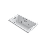 Kohler - Tea-for-Two 66'' x 36'' drop-in whirlpool bath - White