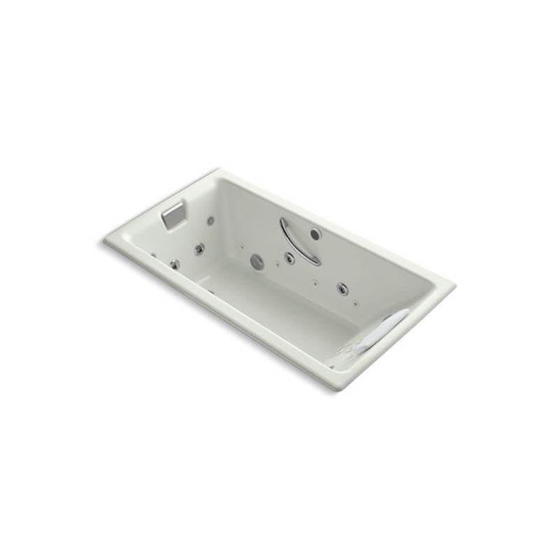 Kohler - Tea-for-Two 66'' x 36'' drop-in Effervescence whirlpool bath - Dune