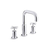 Kohler - Purist Deck-mount bath faucet trim with Cross handles - Polished Chrome