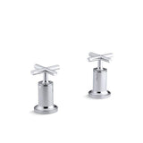 Kohler - Purist Deck- or wall-mount bath faucet handle trim with cross design - Polished Chrome