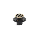 Kohler - Clearflo Round design tile-in shower drain - Vibrant French Gold
