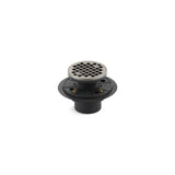 Kohler - Clearflo Round design tile-in shower drain - Vibrant Brushed Nickel