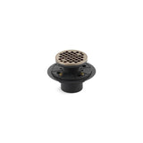 Kohler - Clearflo Round design tile-in shower drain - Vibrant Brushed Bronze