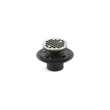 Kohler - Clearflo Round design tile-in shower drain - Vibrant Polished Nickel