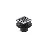 Kohler - Clearflo Square design tile-in shower drain - Polished Chrome