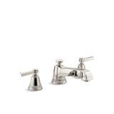 Kohler - Pinstripe Pure Deck-mount bath faucet trim - Vibrant Polished Nickel