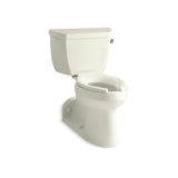 Kohler - BarringtonE Two-piece elongated toilet, 1.0 gpf - Biscuit