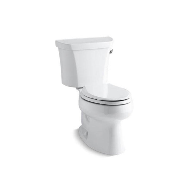 Kohler - Wellworth Two-piece elongated toilet, 1.28 gpf - White