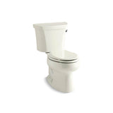 Kohler - Wellworth Two-piece elongated toilet, 1.28 gpf - Biscuit