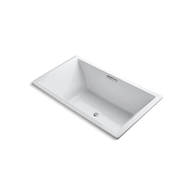 Kohler - Underscore 72'' x 42'' drop-in Heated BubbleMassageE air bath - White