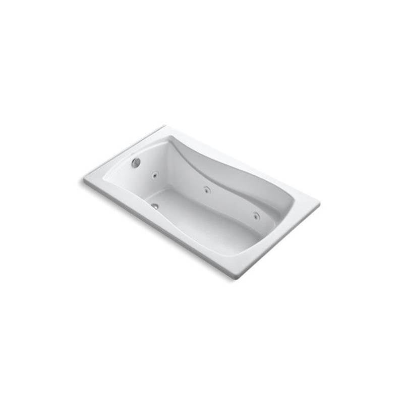 Kohler - Mariposa 60'' x 36'' drop-in heated whirlpool bath - White