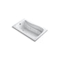 Kohler - Mariposa 60'' x 36'' drop-in heated whirlpool bath - White
