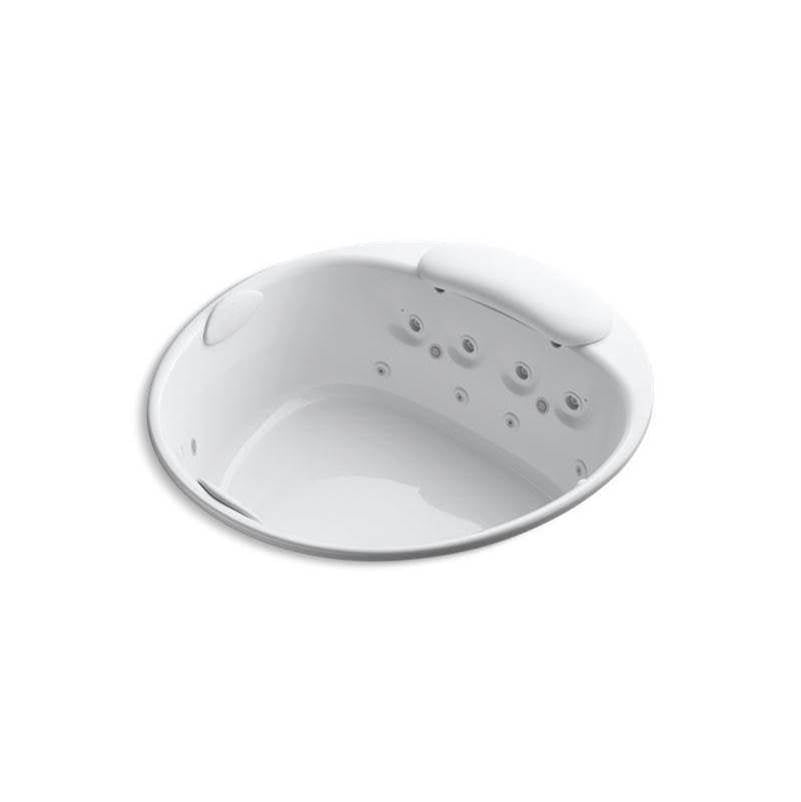 Kohler - RiverBath 66'' drop-in heated whirlpool bath with chromatherapy - White