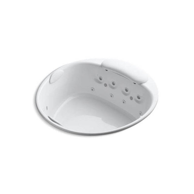 Kohler - RiverBath 66'' drop-in heated whirlpool bath with chromatherapy - White