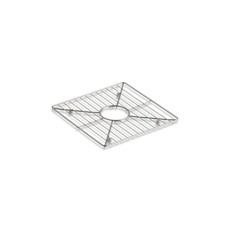 Kohler - Poise Stainless steel sink rack, 13-3/16'' x 13-3/16'', for kitchen and bar sinks - Stainless Steel