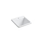 Kohler - Park FallsE 21'' top-/undermount single-bowl utility sink - White