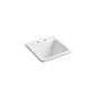 Kohler - Park FallsE 21'' top-/undermount single-bowl utility sink - White