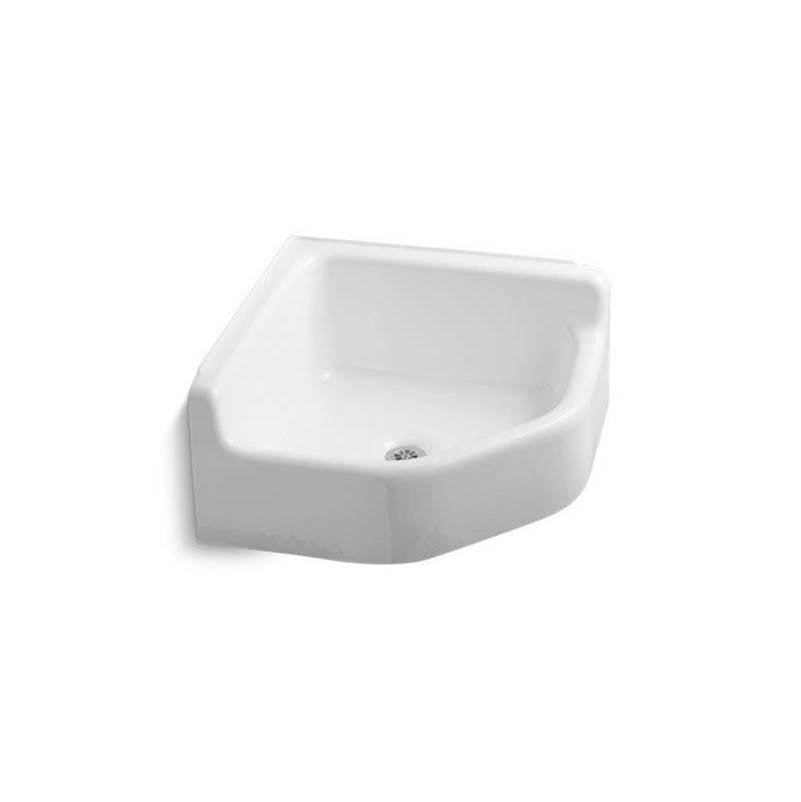 Kohler - WhitbyE Floor-mount corner service sink - White
