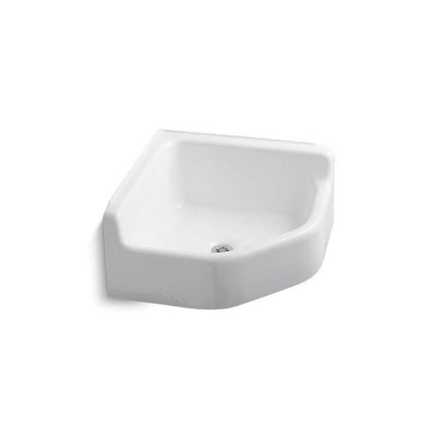 Kohler - WhitbyE Floor-mount corner service sink - White