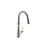 Kohler - Bellera Pull-down kitchen sink faucet with three-function sprayhead - Vibrant Stainless