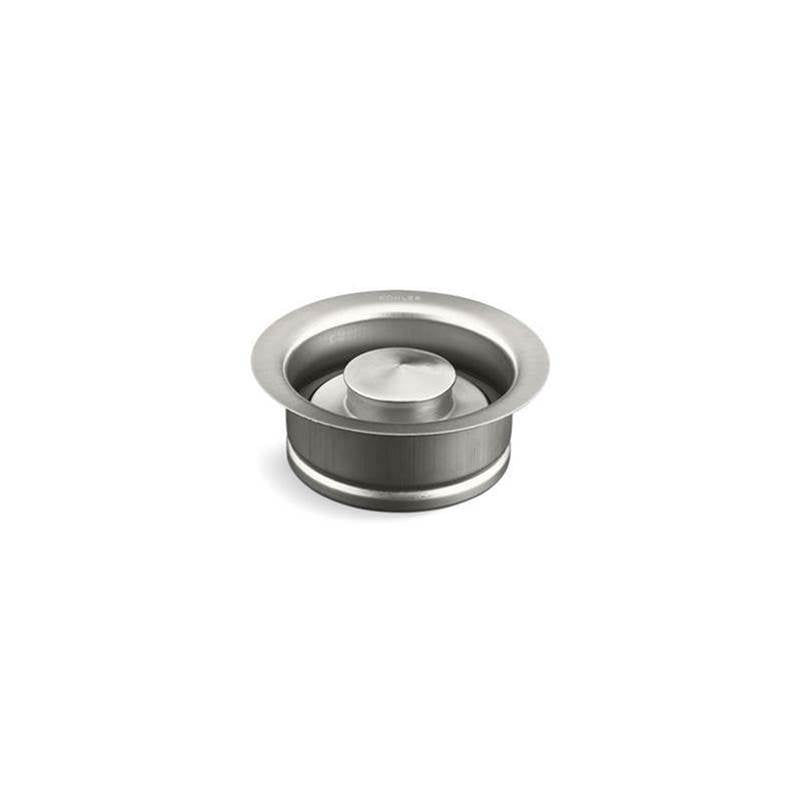Kohler - Disposal flange with stopper - Brushed Stainless