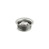 Kohler - Disposal flange with stopper - Brushed Stainless