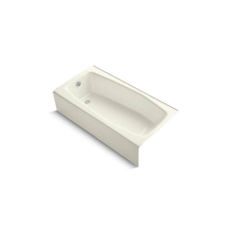 Kohler - Villager 60'' x 30-1/4'' alcove bath, left drain - Biscuit