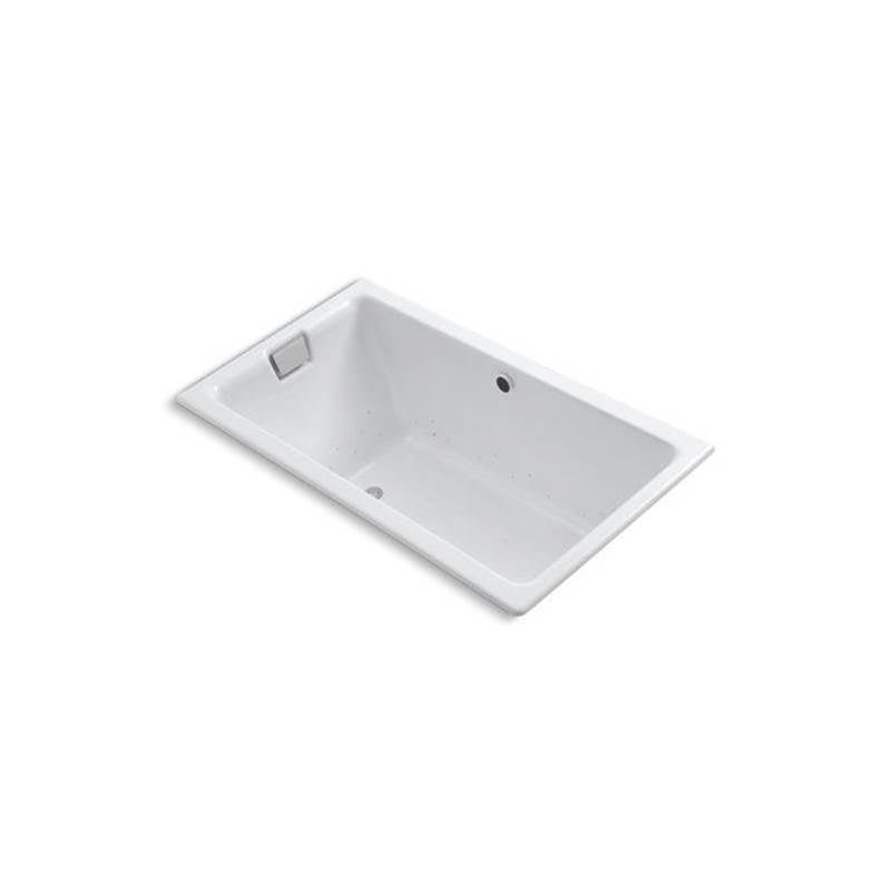 Kohler - Tea-for-Two 66'' x 36'' drop-in Heated BubbleMassageE air bath - White