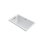 Kohler - Tea-for-Two 66'' x 36'' drop-in Heated BubbleMassageE air bath - White