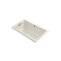 Kohler - Tea-for-Two 66'' x 36'' drop-in Heated BubbleMassageE air bath - Biscuit