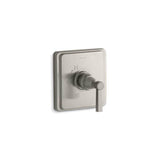 Kohler - Pinstripe Pure Rite-Temp valve trim with lever handle - Vibrant Brushed Nickel