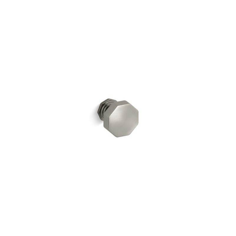 Kohler - Pinstripe Cabinet knob - Vibrant Brushed Nickel