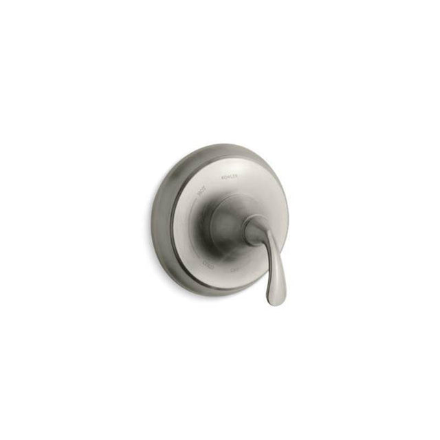 Kohler - Fort1/2 Sculpted Rite-Temp valve trim - Vibrant Brushed Nickel