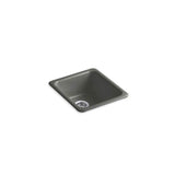Kohler - Iron/Tones 17'' top-/undermount single-bowl bar sink - Thunder Grey