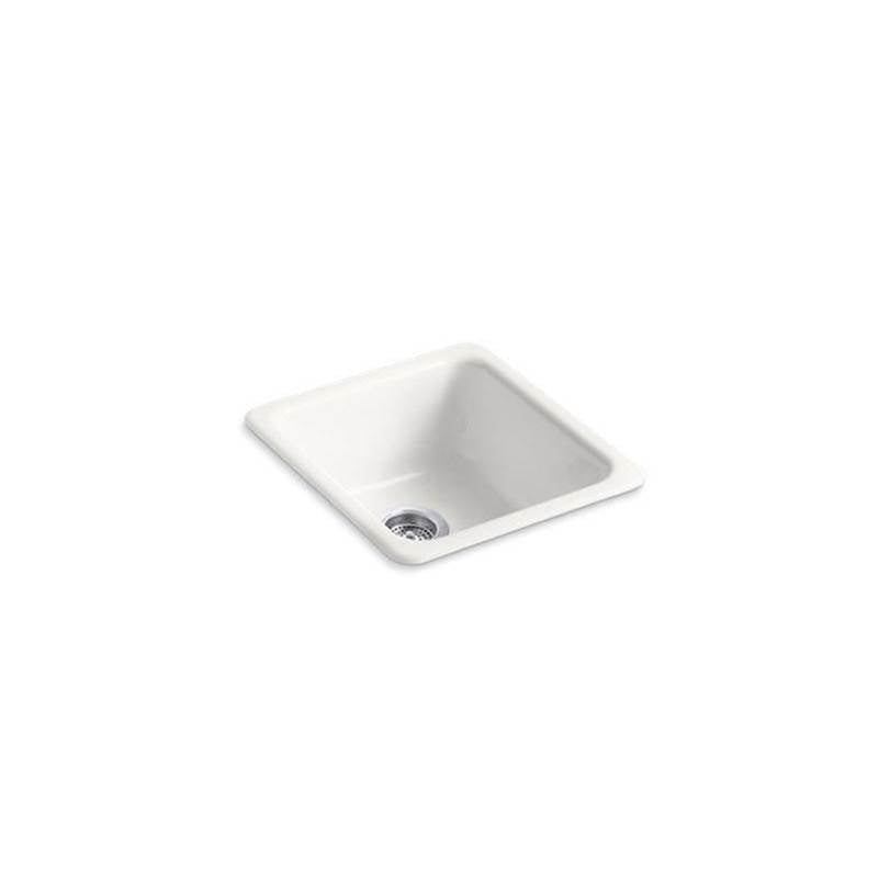 Kohler - Iron/Tones 17'' top-/undermount single-bowl bar sink - Sea Salt
