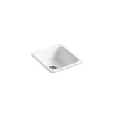 Kohler - Iron/Tones 17'' top-/undermount single-bowl bar sink - Sea Salt