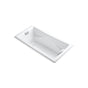 Kohler - Tea-for-Two 71-3/4'' x 36'' drop-in bath - White