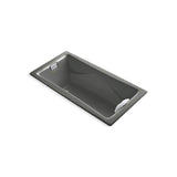 Kohler - Tea-for-Two 71-3/4'' x 36'' drop-in bath - Thunder Grey