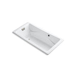 Kohler - Tea-for-Two 71-3/4'' x 36'' drop-in Heated BubbleMassageE air bath - White