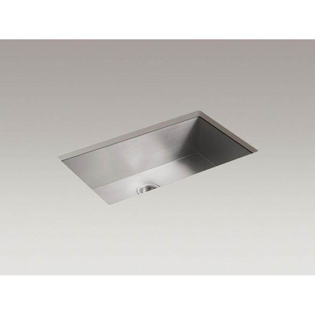 Kohler - VaultE 32'' undermount single-bowl large kitchen sink - Stainless Steel