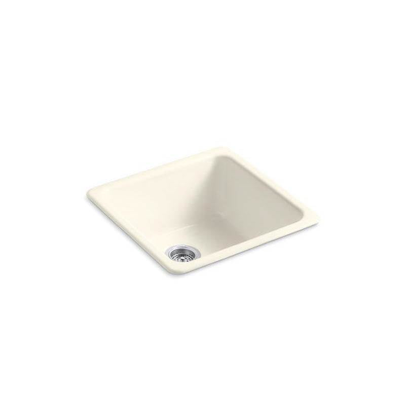 Kohler - Iron/Tones 21'' top-/undermount single-bowl bar sink - Biscuit