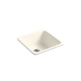 Kohler - Iron/Tones 21'' top-/undermount single-bowl bar sink - Biscuit