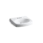 Kohler - Pinoir 22'' oval wall-mount bathroom sink - White
