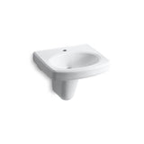 Kohler - Pinoir 22'' oval wall-mount bathroom sink - White