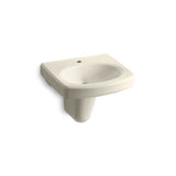 Kohler - Pinoir 22'' oval wall-mount bathroom sink - Almond