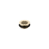 Kohler - Round shower drain for use with plastic pipe, gasket included - Vibrant French Gold