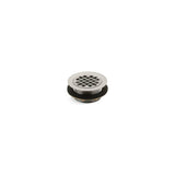 Kohler - Round shower drain for use with plastic pipe, gasket included - Vibrant Brushed Nickel
