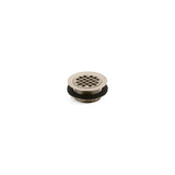 Kohler - Round shower drain for use with plastic pipe, gasket included - Vibrant Brushed Bronze