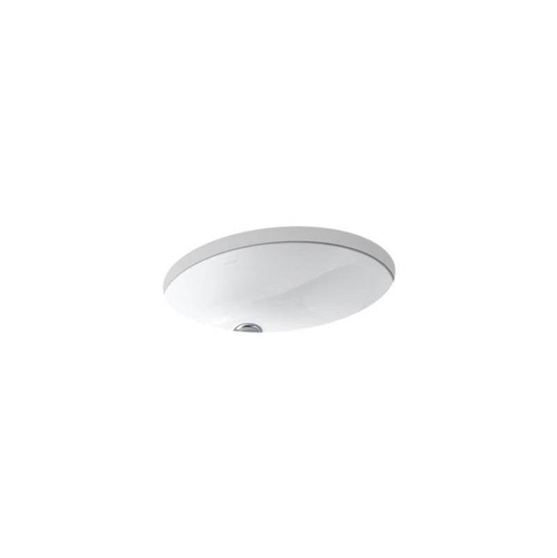 Kohler - Caxton 19-1/4'' oval undermount bathroom sink - White